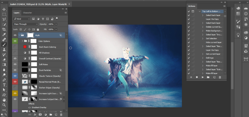 Photoshop Usare Azioni in Lingua Inglese