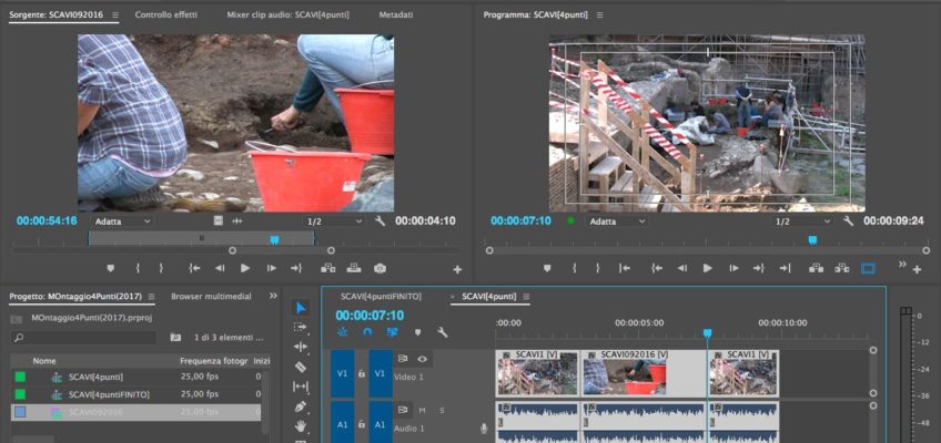 Premiere Pro Montaggio a Quattro Punti