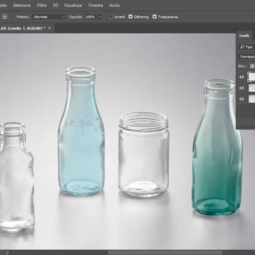 Photoshop i Metodi di Fusione Dietro e Cancella