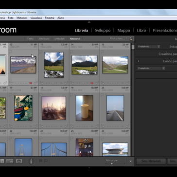 Lightroom quali Info nella Griglia