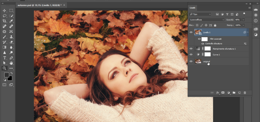 Photoshop Effetto Tono Autunnale