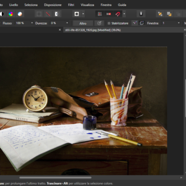Affinity Photo Scherma e Brucia per Luci e Ombre
