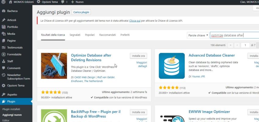 WordPress Revisioni come e perchè ridurle