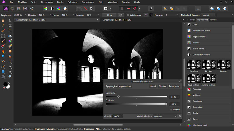 Affinity Photo Raggi di Luce 2