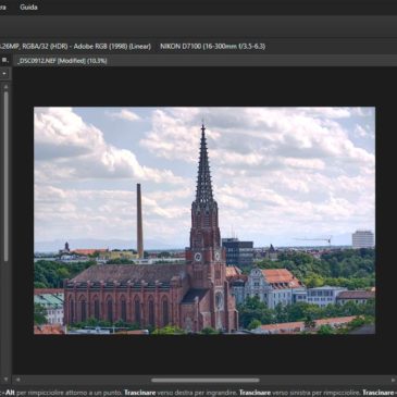 Mappatura Toni HDR in Affinity Photo per risolvere foto problematiche