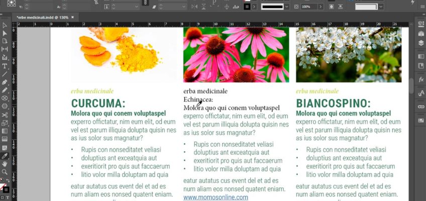 Formattare il testo con il contagocce in InDesign