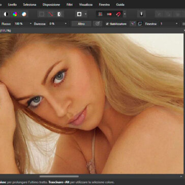 Pelle più luminosa e abbronzata con Mappa sfumatura in Affinity Photo