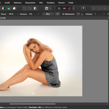 Sostituire i colori con il pennello sostituzione colori in Affinity Photo