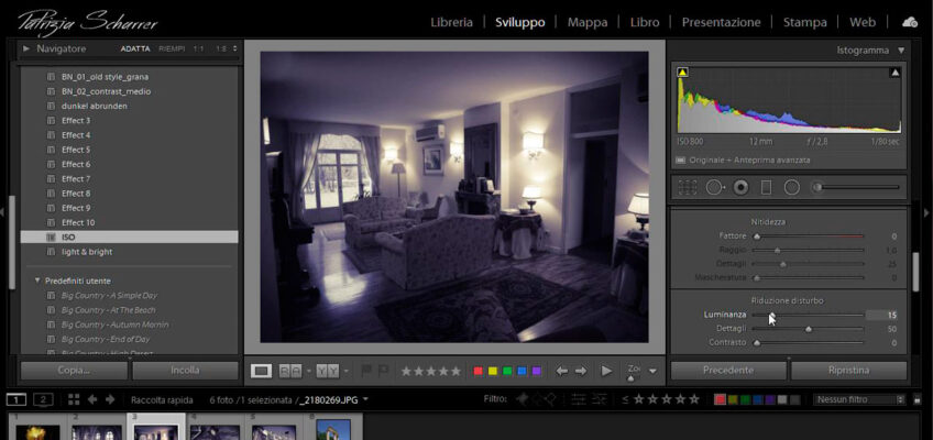 Predefinito adattivo ISO con Lightroom Classic