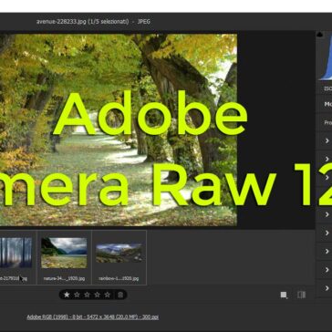 Nuova Interfaccia di Adobe Camera RAW 12.3