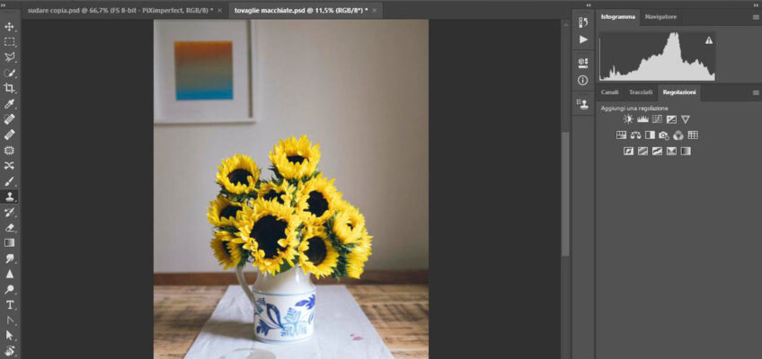 Eliminare le macchie in Photoshop
