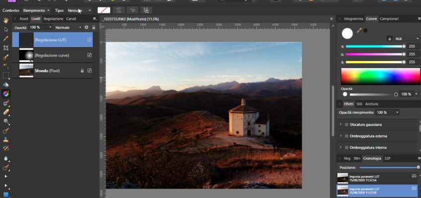 Regolazioni Locali Veloci in Affinity Photo