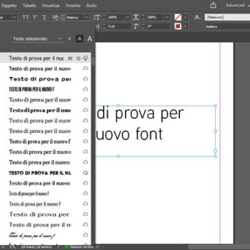 Usare Google Fonts in InDesign