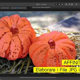Affinity 3 Pixel: Elaborare i File JPG in Sviluppo