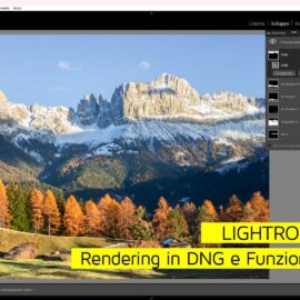 Lightroom Classic: DNG Rendering e Varianza